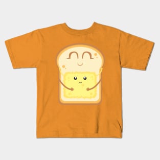 Breakfast butter toast Kids T-Shirt